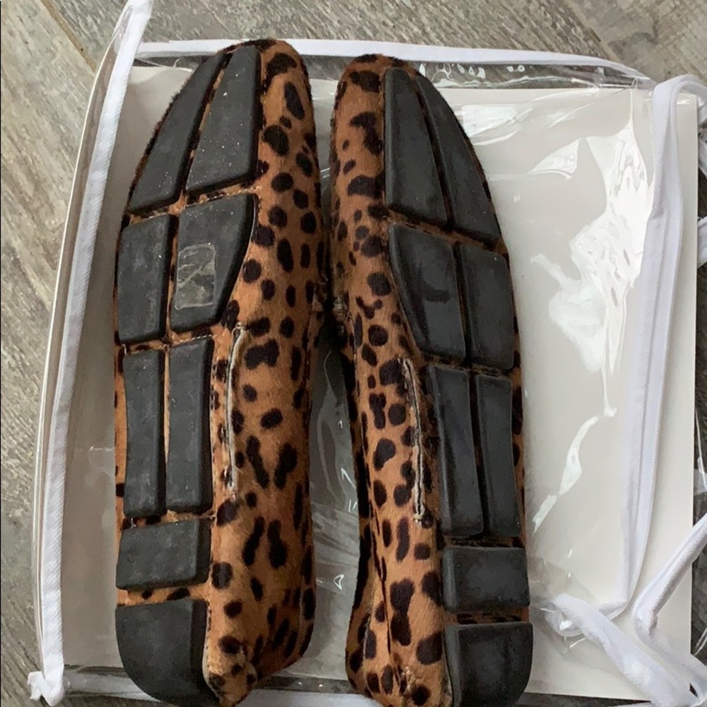 🧡🖤 Prada Moccasin Pony Hair Flats 🧡🖤 - Picture 7 of 13